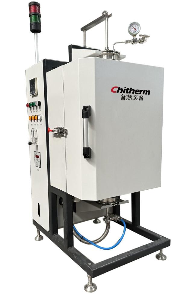 Chitherm VTF1050-05 Vertical Vacuum Tube Furnace close-up