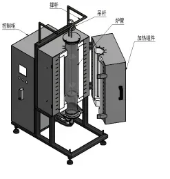 The Vtf1050-05 Vertical Vacuum Tube Furnace Is Suitable for Firing Electronic Products at 500° C or Below.