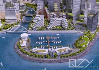 China Modelos de planejamento urbano realistas do Sri Lanka Edifícios 1:1250 Grande escala à venda