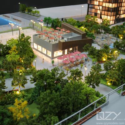 China 1Modelo de paisagem arquitetônica em 3D do edifício da torre do cais de Nova York à venda