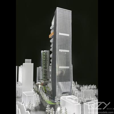 China Construção Modelo Urbano Arquitetura 1:500 Guiyang Hengfeng Pesestrian Street à venda