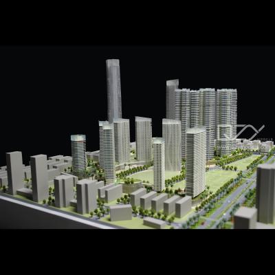 Chine HUAYI Modèle d'échelle architecturale 3D 1: 500 Modèle de concept de renouvellement urbain Liantang à vendre