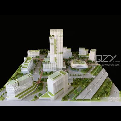China HUAYI Arquitetura Modelo de Construção Modelos em Escala de Edifícios Famosos 1:400 à venda