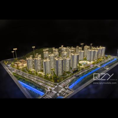 Китай 125:250 Недвижимость Масштабная архитектурная модель Изготовление материалов Hengqin Новый район продается