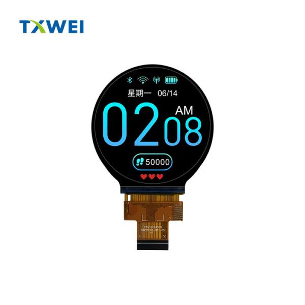 Quality 2.1 Inch Full Color TFT Round LCD Display Module Customized Round Smart Watch Screen for sale