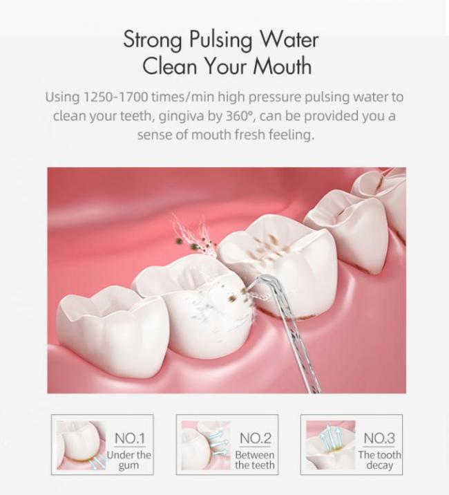 Dental 600ml Tank Water Flosser Electric For Oral Hygiene Care 1