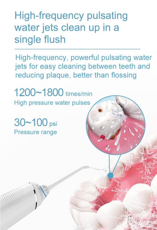 LCD Smart Display Nicefeel Water Flosser Customizable 4