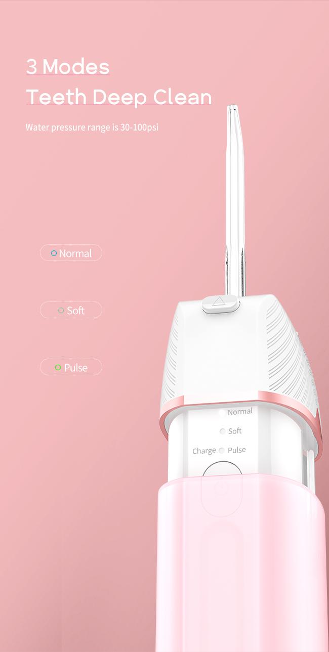 Oral Hygiene Countertop Water Flosser Portable Oral Irrigator With Eco ABS Material 1