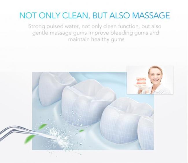 2 Minutes Timing Portable Dental Water Pick Cordless Water Flosser Teeth Cleaner 2
