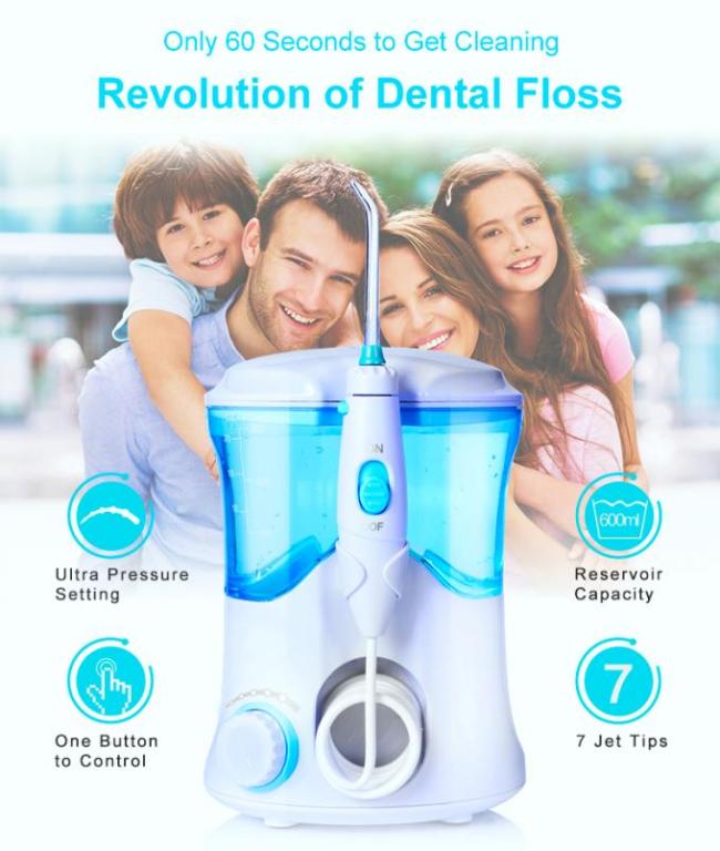 Freshening breath FDA Dental Oral Irrigator Water Flosser For Family 0