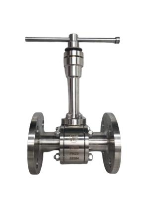 China Flange Connection DN10 Cryogenic Ball Valve For LAr2 for sale