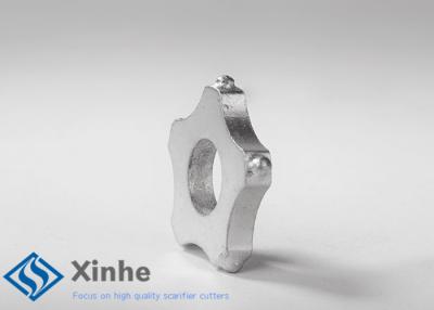 China 5pt Carbide Tct Cutters Star Wheel Spare Part For Electric / Diesel Scarifiers for sale