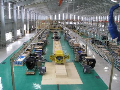 China Cadeia de fabricação automotivo personalizada do sedan com o transporte para produzir carros à venda