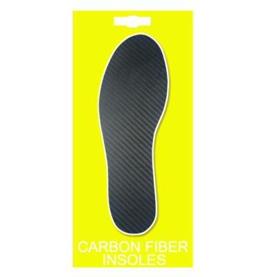 China 67% Carbon Fiber and 33% Epoxy Resin Insole Full Length Rigid Shoe Insert for Support for sale
