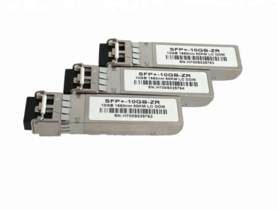 China Duplex LC SMF 10G SFP Transceiver Module 1550nm 80km With Single Mode for sale