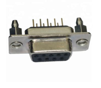 China DP Socket 9 Pin D Sub Female Connector , 90 Degree Electrical D Sub 9 Pin Male Connector for sale