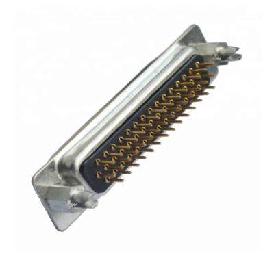 China HDP 44P D SUB Connector FEMALE ST DIP AC 500 Volts With Screw Straight connector for sale