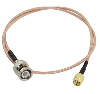 China SMA Male To BNC Male Radio Low Impedance cable Rf Connector for sale