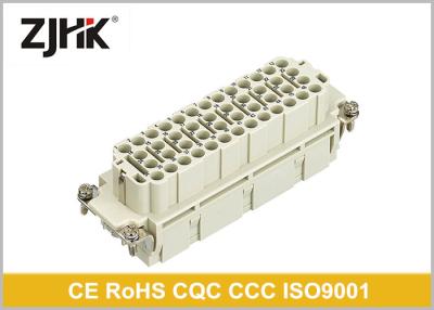 China 46pin  Male Female Heavy Duty Rectangular Connector For Plastic Injection Machine Crimp Terminal for sale
