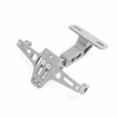 China AL6063 AL7075 Motorcycle License Plate Bracket CNC Machining for sale