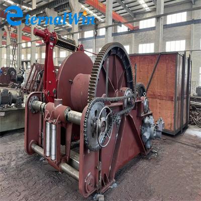 China 2 Ton-60 Ton Hydraulic Anchor Winch Single Or Double Drum for sale