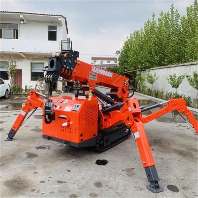 中国 8 Ton Electric Diesel Tracked Spider Lift Heavy Duty Spider Aerial Lift For Construction Sites 販売のため