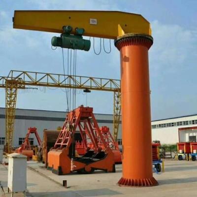 China 360 Degree Rotation Column Crane Fixed Jib Hoist Crane 2 Ton Remote Control for sale
