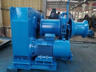 China 30ton pulling ship mooring anchor Marine hydraulic winch with hydraulic pump station for sale