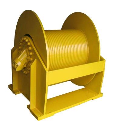 China 1-75ton Diesel Powered Hydraulic Boat Winch Mooring Winch In Ship for sale