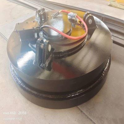 China 220vac Circle Electromagnetic Chuck For Excavator And Crane for sale