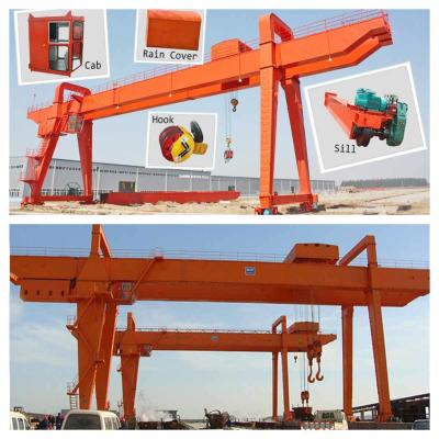 中国 40t Double Beam Rubber Tyred Gantry Marble Port Container Lifting Equipment 販売のため