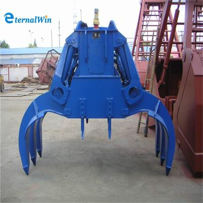 China Hydraulic Crane Grab For Port Cranes Excavators Grab Clamshell for sale