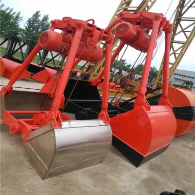 China Hydraulic Four Rope Crane Grab Building Material Clamshell Grab Bucket en venta