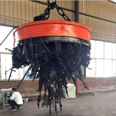 China Industrial Lifting Electromagnet Chuck Circular Magnet Lifter For Steel Scrap for sale