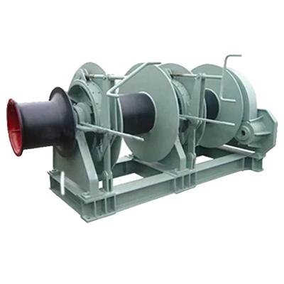 China 1 Ton To 100 Ton Rated Load Electric Marine Winch High Speed 20m/Min for sale