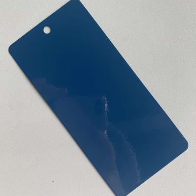 China Turquoise Blue Electrostatic Spray Epoxy Polyester Powder Coating for sale