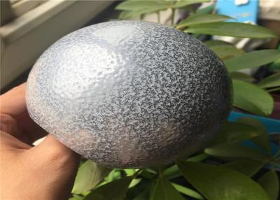 China Silver Gray Metallic Powder Coat Chemicals Resistance Special Texture Finish for sale