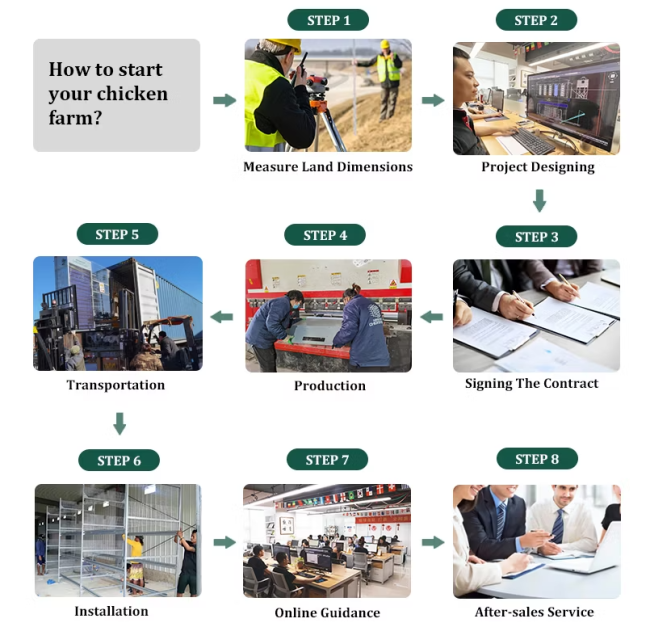 Comprehensive poultry equipment services
