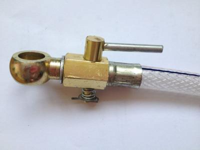 China Water Drain Cock High Pressure Fuel Pipe Copper Or Aluminum Material 1/4  3/8 Two Models for sale