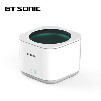 China Small Size Ultrasonic Watch Cleaner Light Cube Structure With 12V 1A Adapter for sale