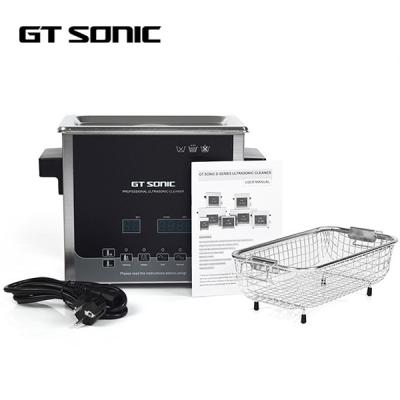 China SUS304 Double Power Ultrasonic Parts Washer Heated Sonic Cleaner 3L 40kHz 100W for sale