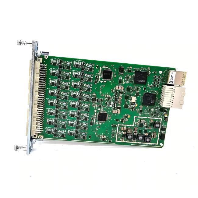 Close-up of National Instruments PXIe-4304 PXI Analog Input Module connectors