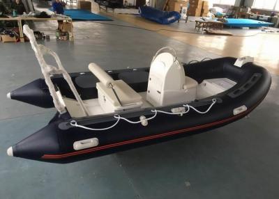China Outside PVC Layer Small Rib Boat 3.9m Abrasion Resistance With Fiberglass Step Ends for sale