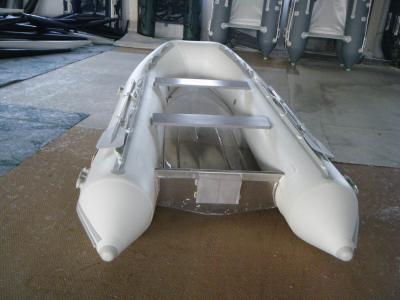 China Clear Bottom Boat With Transparent PE Bottom , 360cm V Shape Glass Floor Boat for sale