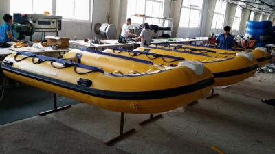China 3.6 M Transparent Inflatable Boat 164 Cm Width Lightweight Impact Resistance for sale