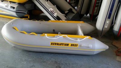 China Attractive Transparent Inflatable Boat Inflatable Rib Boat 2.7m With Clear Undersea View for sale
