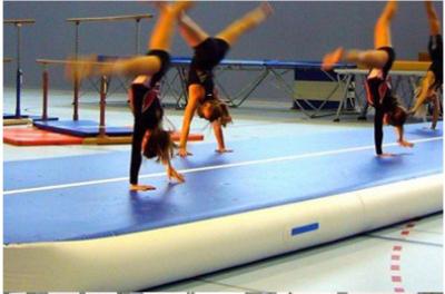 China High quality inflatable tumble track/air track gymnastic mats in various sizes for sale