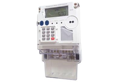 China Residential Single Phase Energy Meter , Pre Paid Electricity Meter With LCD Display for sale