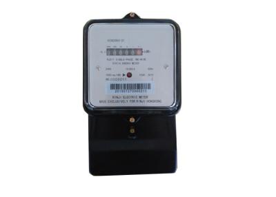 China 240V / 60Hz Static Energy Meter , Active Energy Measuring Single Phase Power Meter for sale