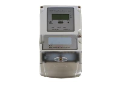 China High Accuracy Single Phase Electronic Energy Meter With Transparent Glass Cover for sale